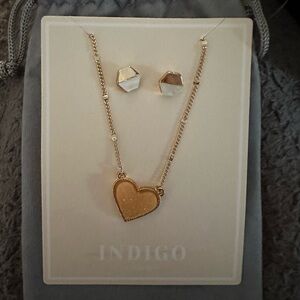 NWT Indigo authority jewelry set